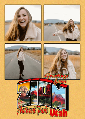 Greetings from Zion, Utah