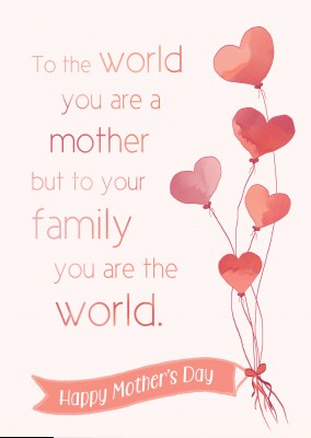 HAPPY MOTHER`S DAY