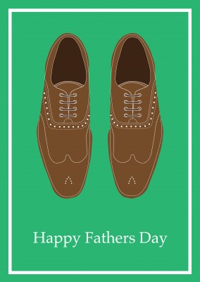 Alles Gute Zum Vatertag - Brogue Schuhe