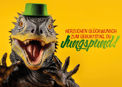 Happy birthday! Lass dich feiern. Denn heute ist dein Tag.