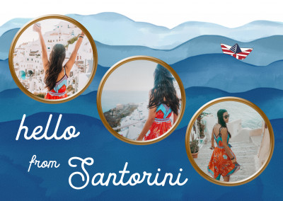 Hello from Santorini
