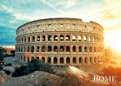 Photo of coliseum and forum romanum in Rome