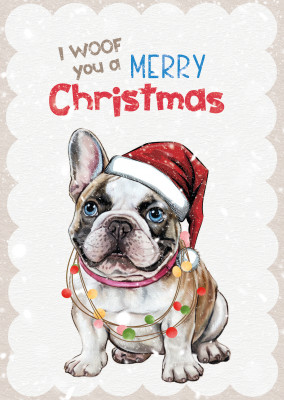 I woof you a Merry Christmas