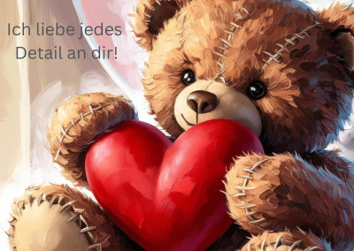 Ich liebe jedes detail an dir!