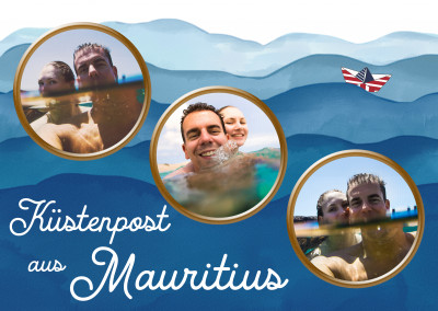 Küstenpost aus Mauritius