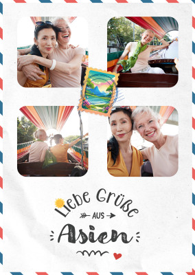 Liebe Grüße aus Asien