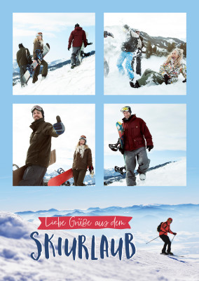 Liebe Grüße aus dem Skiurlaub