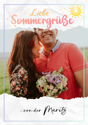 Liebe Sommergrüße von der Müritz