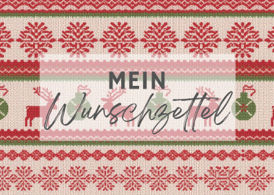 Mein Wunschzettel