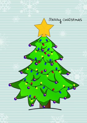 Merry Christmas Illustration