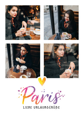 Paris liebe Urlaubsgrüße