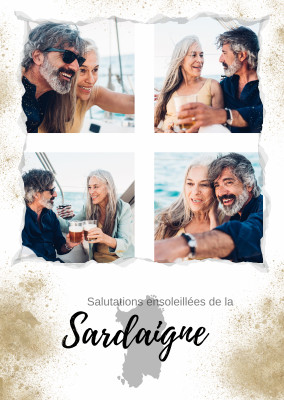 Salutations ensoleillées de la Sardaigne
