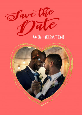 Save the date Wir heiraten
