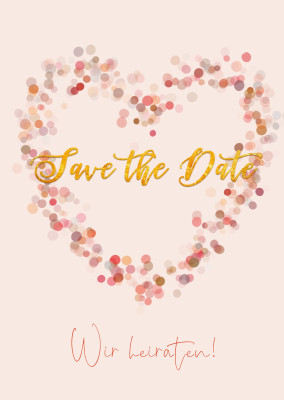 Save the date wir heiraten