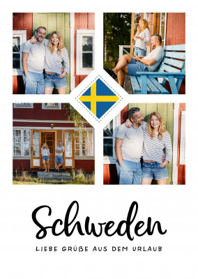 Schweden Liebe Grüße aus dem Urlaub
