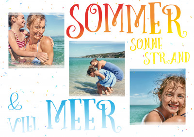 Sommer Sonne Strand & viel Meer