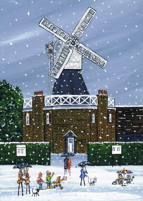 Painting from South London Artist Dan Windmill Snow