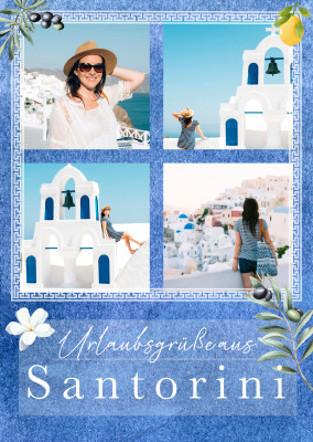 Urlaubsgrüße aus Santorini