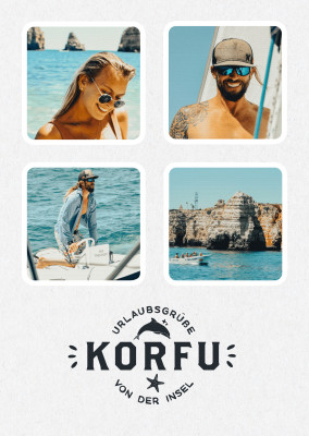 Urlaubsgrüße von der Insel Korfu