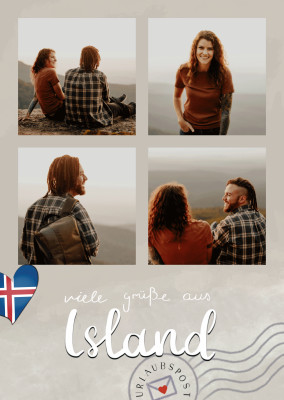 Viele Grüße aus Island