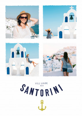 Viele Grüße aus Santorini