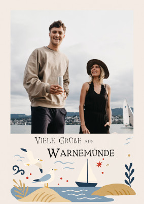 Viele Grüße aus Warnemünde