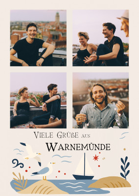 Viele Grüße aus Warnemünde