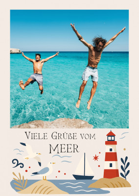 Viele Grüße vom Meer