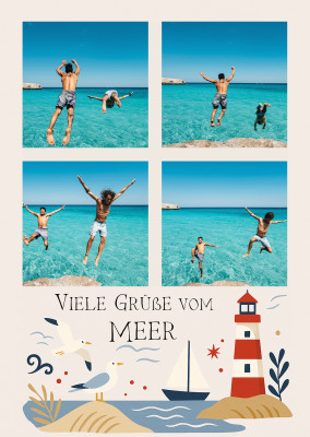Viele Grüße vom Meer