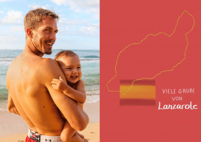 Viele Grüße von Lanzarote