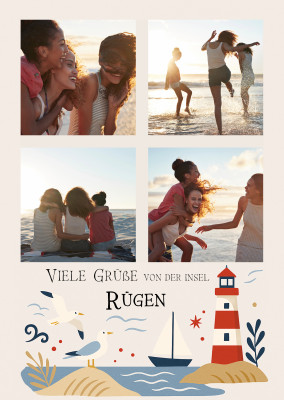 Viele Grüße von der Insel Rügen