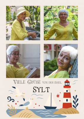Viele Grüße von der Insel Sylt