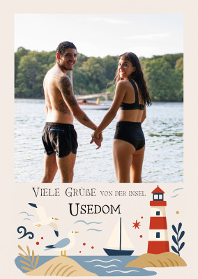 Viele Grüße von der Insel Usedom