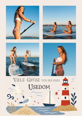Viele Grüße von der Insel Usedom
