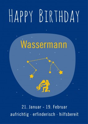 Happy Birthday Wassermann