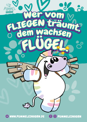 Wer vom Fliegen träumt, dem wachsen Flügel