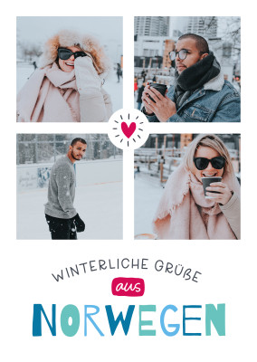 Winterliche Grüße aus Norwegen