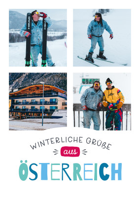 Winterliche Grüße aus Österreich
