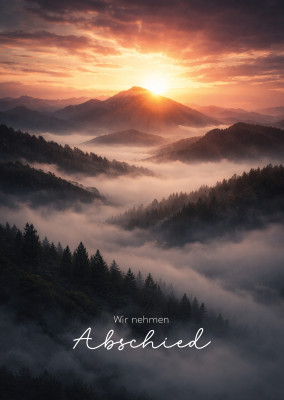 Wir nehmen Abschied