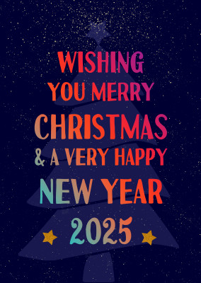 Wishing you Merry Christmas and a very happy New Year 2025