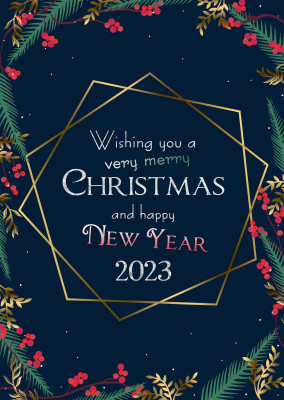 Wishing you a very merry Christmas & a Happy New Year 2023