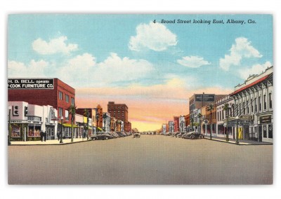 Albany Georgia Broad Street Looking East