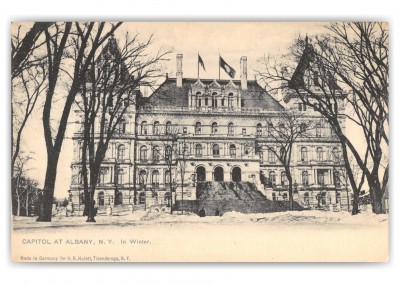 Albany, New York, Capitol in winter