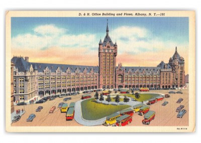 Albany. New York, D. _ H. Office Building and Plaza