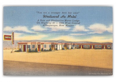 Albuquerque New Mexico Westward Ho Motel