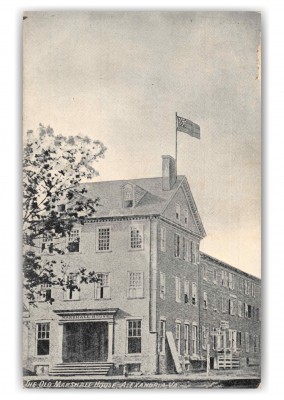 Alexandria Virginia Old Marshall House Vintage Antique Postcards Send Real Postcards Online