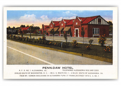 Alexandria, Virginia, Penn-Daw Hotel