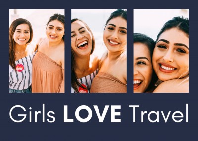 As meninas gostam de Viajar Meninas ADORAM viajar