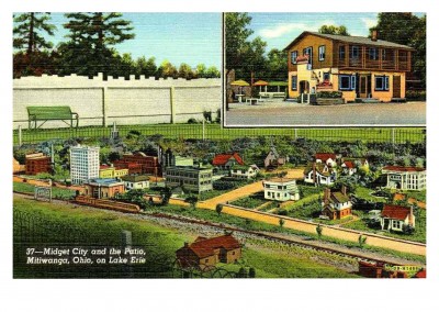 Curt Teich Postal Arquivos Coleção Anão cidade, Mitiwanga, Ohio