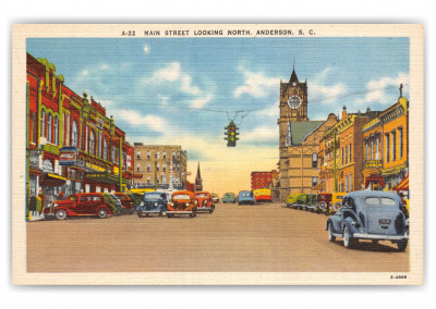 Anderson, South Carolina, Maine Street looking North